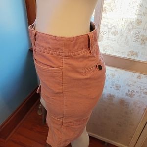 AE Outfitters Vintage Stretchy Pink Cordaroy skirt size 0; fits like a 5…